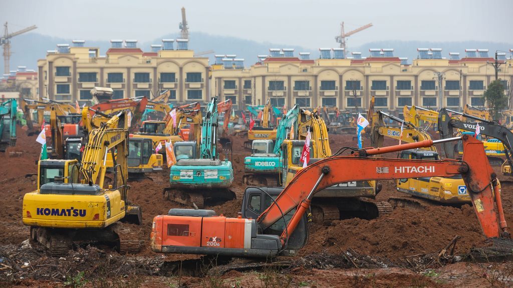Comienza la construcción a contrarreloj de un hospital en Wuhan: se prevé que esté listo el 3 de febrero