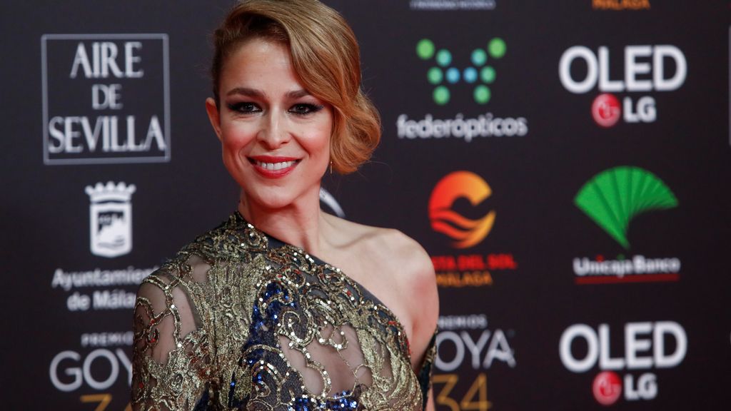 Silvia Abascal en la alfombra roja de los Premios Goya 2020