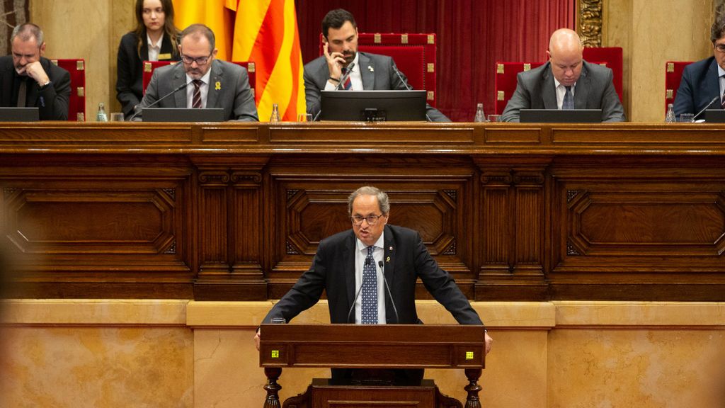 El Parlament retoma su actividad con el escaño de Torra y la desobediencia de Torrent en el aire El Parlament retoma su actividad con el escaño de Torra y la desobediencia de Torrent en el aire