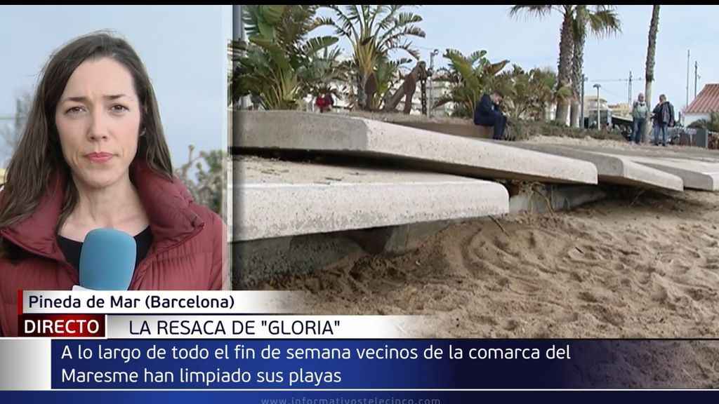 La resaca de Gloria: cientos de voluntarios ayudan a limpiar las playas, anegadas tras el temporal