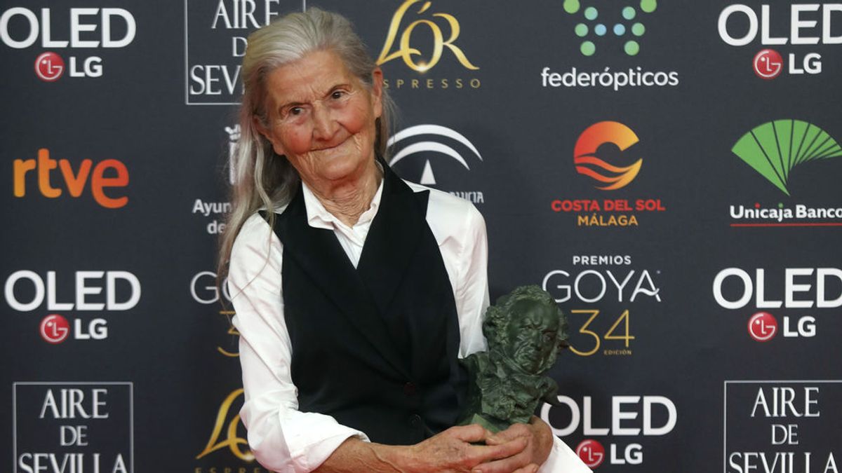 Benedicta Sánchez consigue, a sus 84 años, el Goya a mejor actriz revelación y emociona con un entrañable discurso