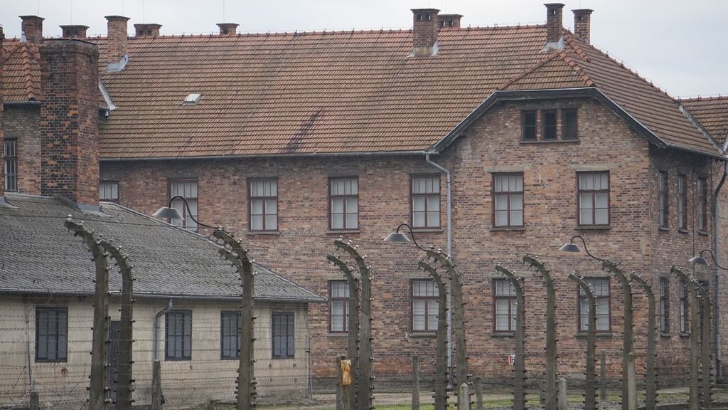 Uno de los barracones de Auschwitz I