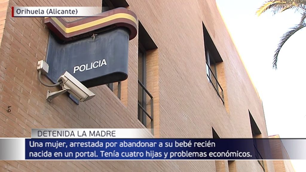 Detienen a la madre de la bebé recién nacida abandonada en Orihuela, Alicante