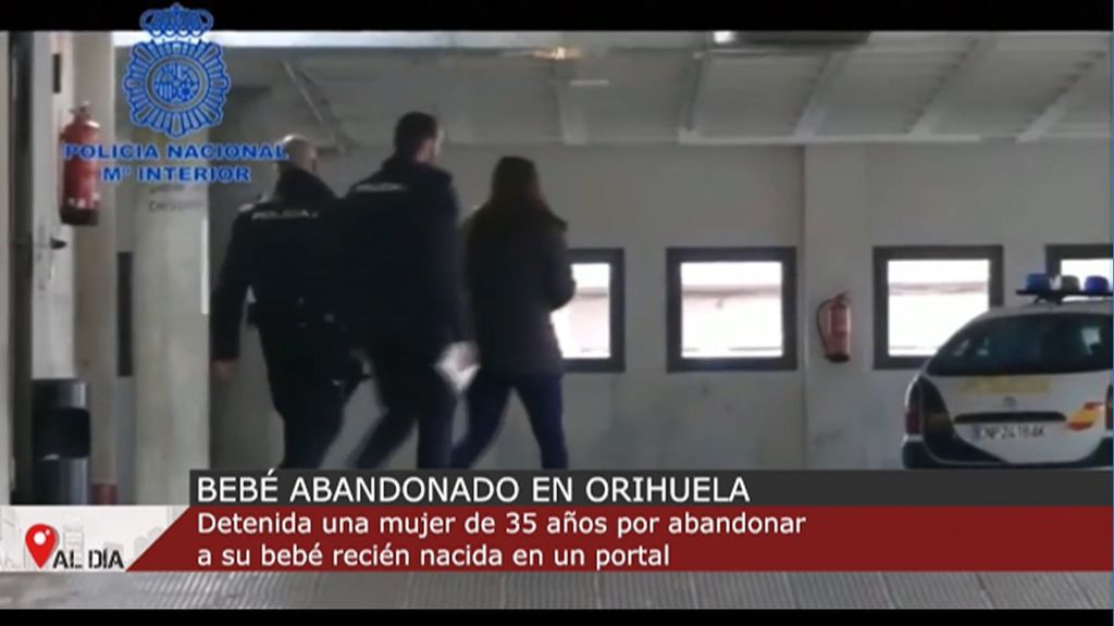 A disposición judicial la mujer detenida por abandonar en un portal a su bebé recién nacida en Orihuela