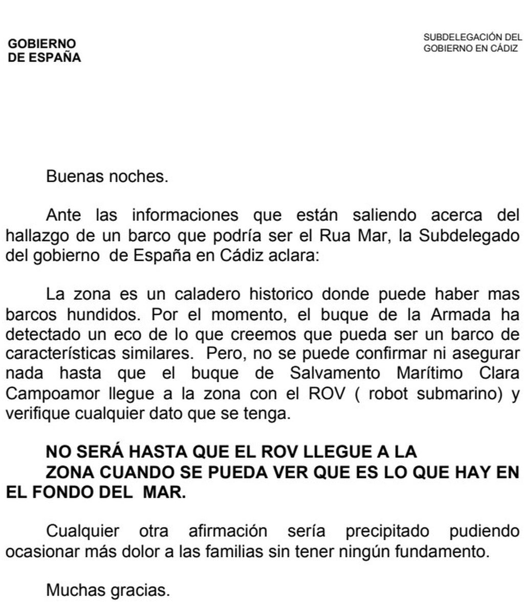 barco comunicado