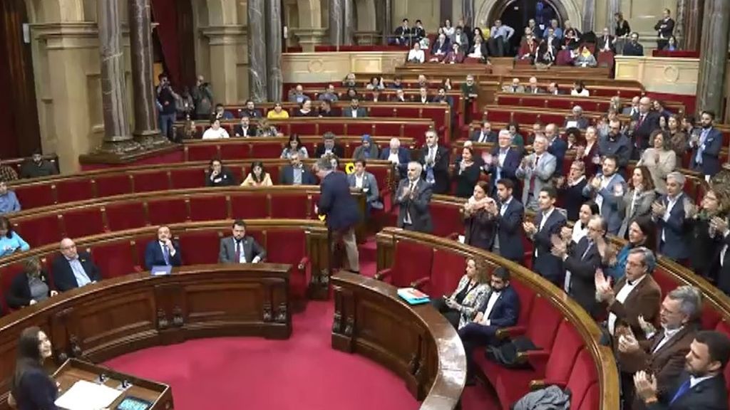 Bronca entre Ciudadanos y Torrent en el pleno del Parlament