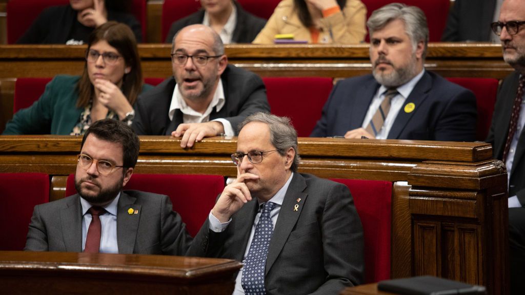 La ruptura entre Torra y ERC bloquea la legislatura La ruptura entre Torra y ERC bloquea la legislatura