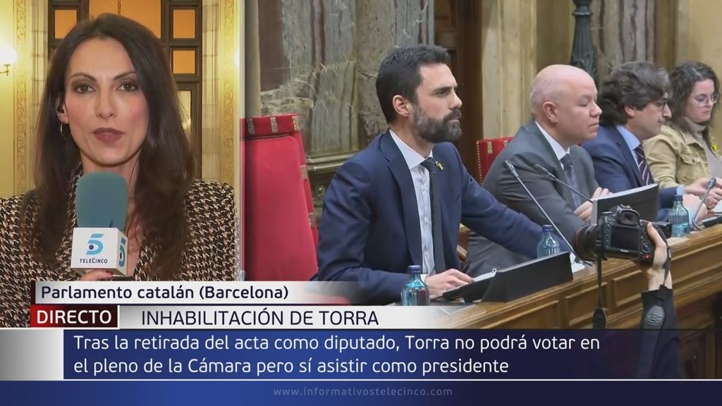 Directo desde el Parlamento catalán