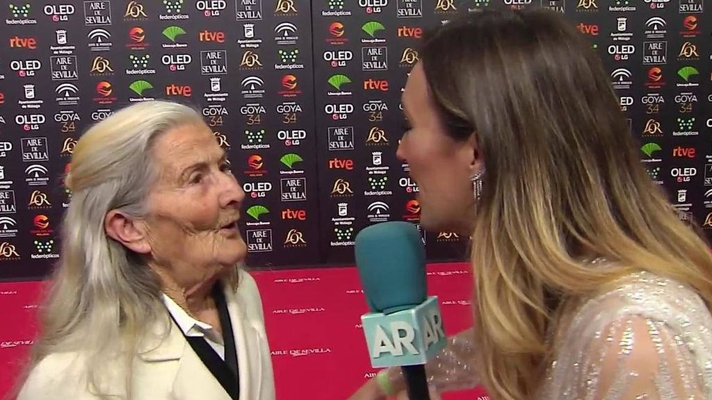 Marta Riesco acude a los Goya