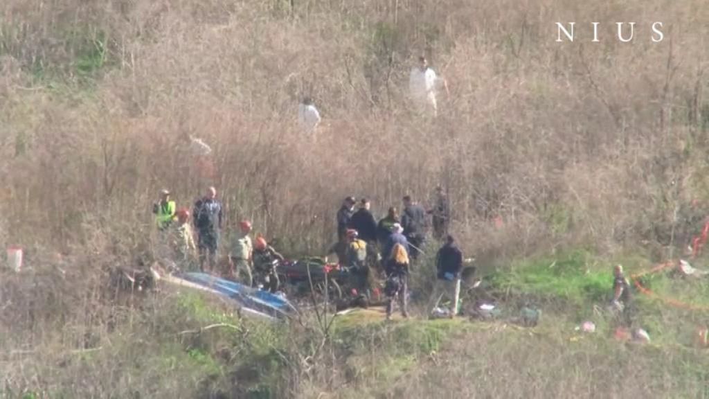 Recuperan varios cadáveres del lugar del accidente de Bryant