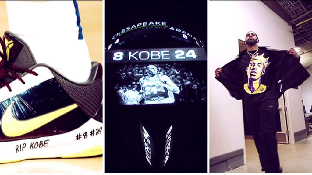 De las zapatillas de Doncic, a las camisetas con su cara: todos los equipos de la NBA rinden homenaje a Kobe Bryant