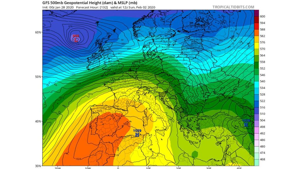 500 hpa sabado anticiclo n