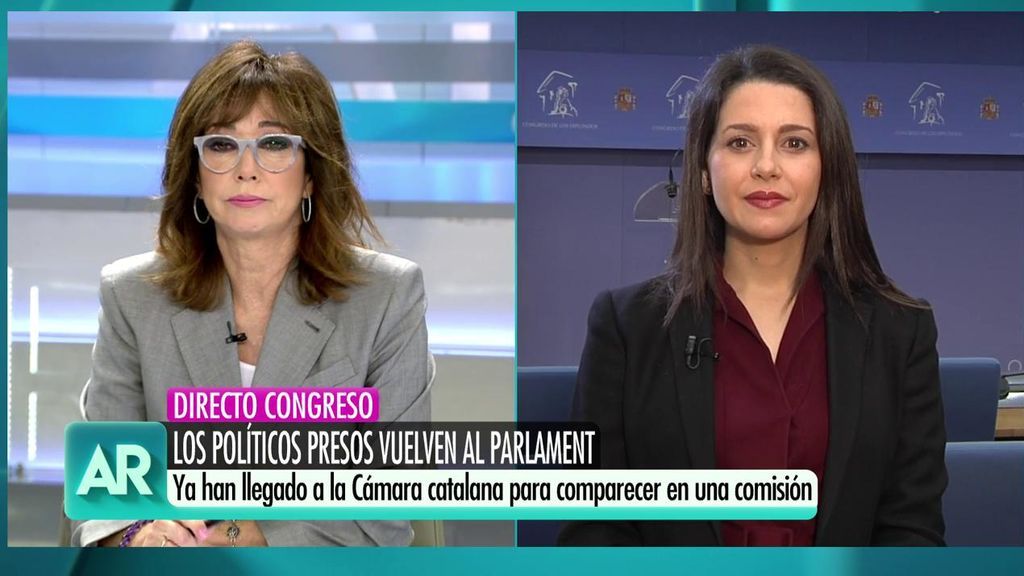Inés Arrimadas: "No hay que tragarse el bulo de que el independentismo está dividido"