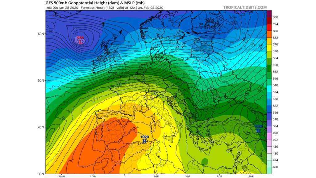 500 hpa sabado anticiclo n