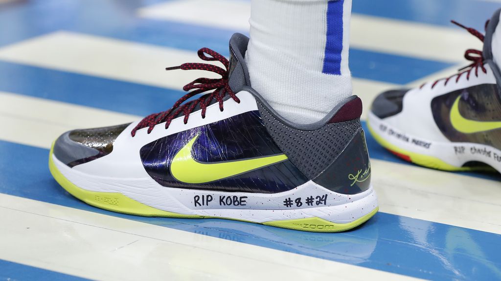 Todas las zapatillas con las que se ha homenajeado a Kobe Bryant en la NBA