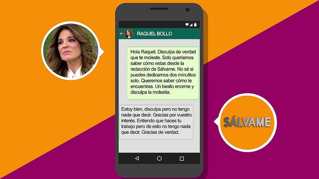 El mensaje de Raquel Bollo