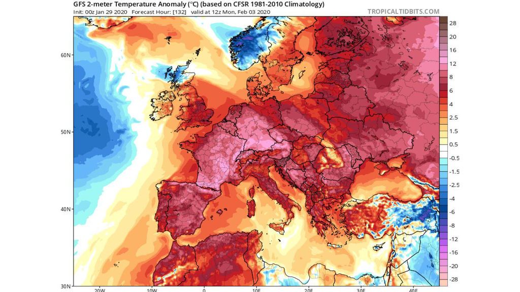 anomalia lunes gfs