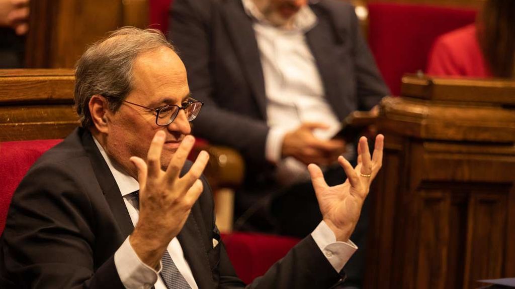 Torra siembra el desconcierto ante el anuncio de su discurso este mediodía Torra siembra el desconcierto ante el anuncio de su discurso este mediodía