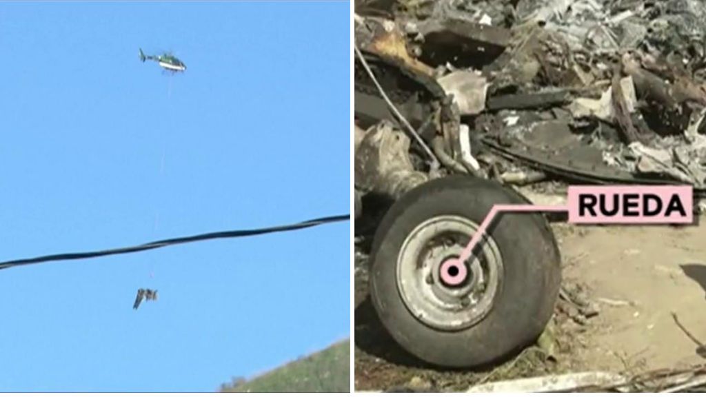 Las autoridades cierran el espacio aéreo para evitar que los aficionados roben las piezas del accidente de Kobe Bryant