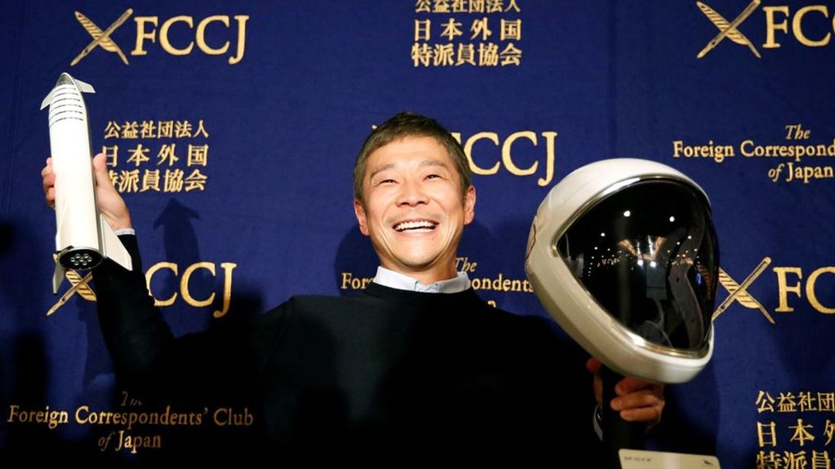 El multimillonario japonés ha puesto fin al concurso para encontrar novia en su viaje a la Luna