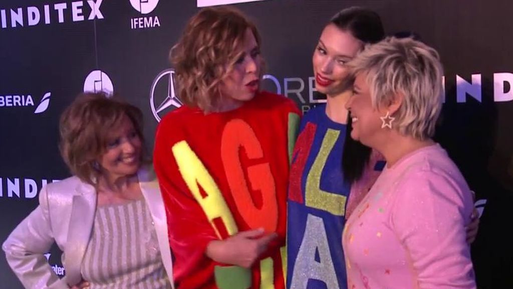 Las Campos acuden al desfile de Agatha Ruiz de la Prada