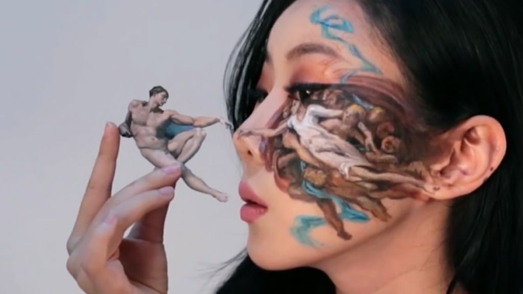 Una artista coreana eleva el maquillaje a obra de arte creando todo tipo de ilusiones ópticas