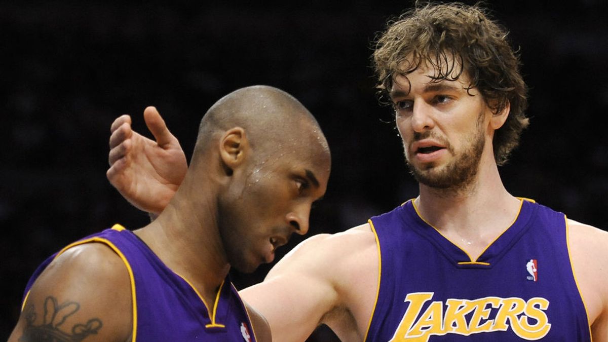 Pau Gasol se emociona al recorda a Kobe Bryant: "Estaré desconsolado durante mucho tiempo" Pau Gasol se emociona al recorda a Kobe Bryant: "Estaré desconsolado durante mucho tiempo"