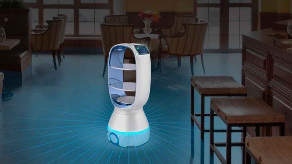 Peanut, el robot camarero que está ayudando a los ailados por el coronavirus en China Peanut, el robot camarero que está ayudando a los ailados por el coronavirus en China
