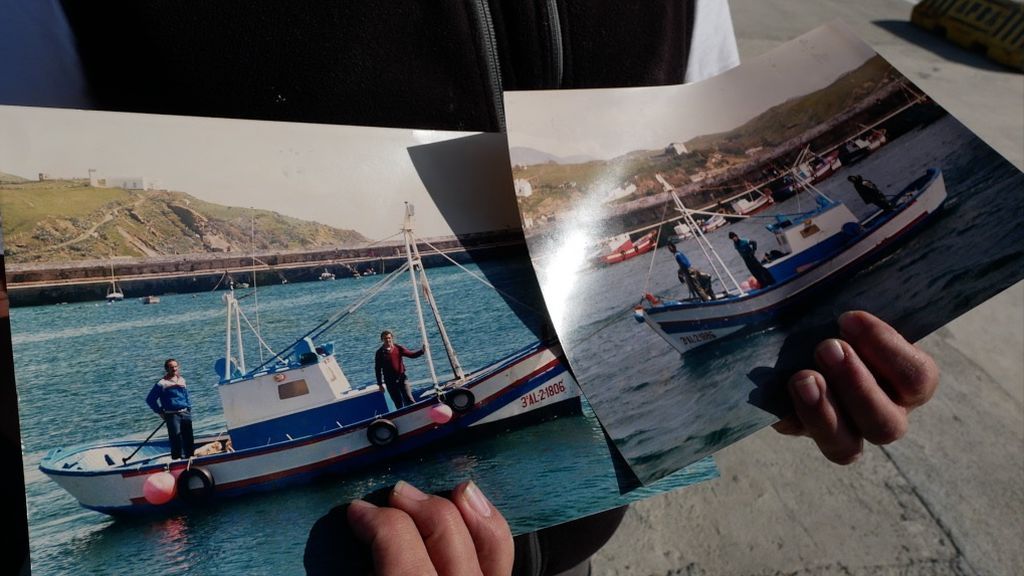 El barco en el que pasaron tres días a la deriva