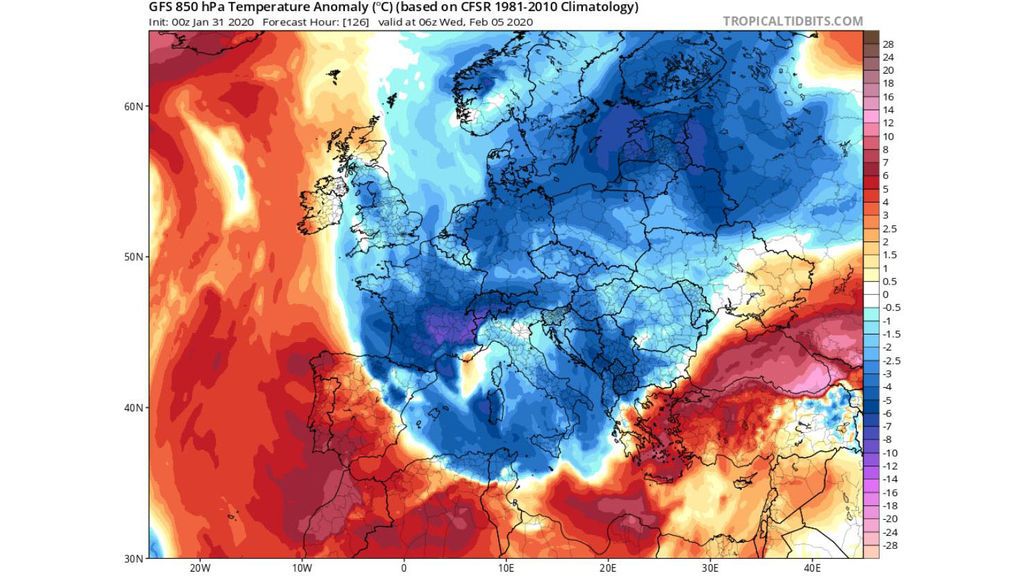 aire polar europa miercoles