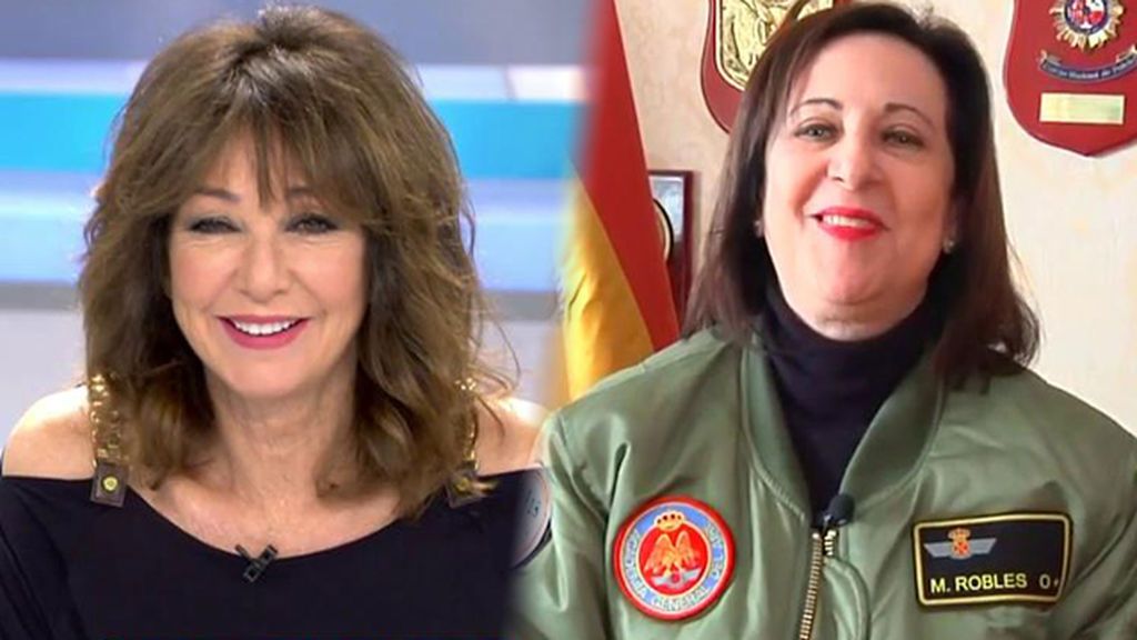 Ana Rosa, sobre la chaqueta de Margarita Robles: “La veo para entrar en combate”