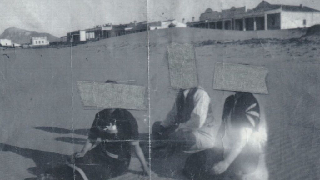 La playa de Les Deveses en los años 50