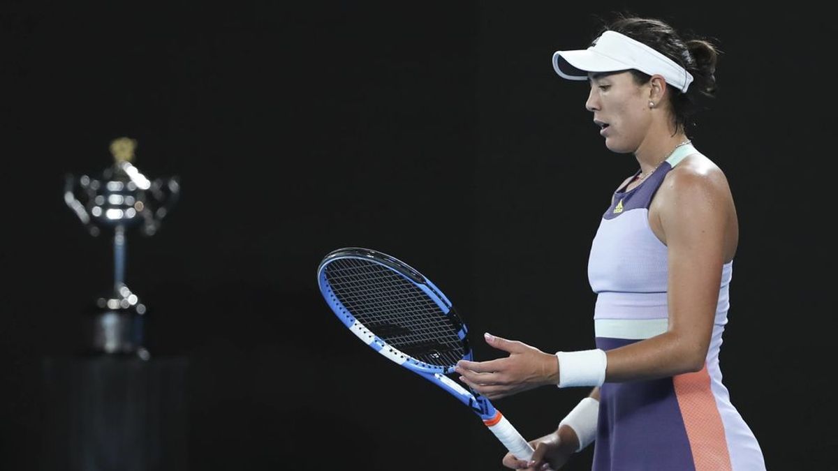 Garbiñe Muguruza se queda sin gloria en el Abierto de Australia