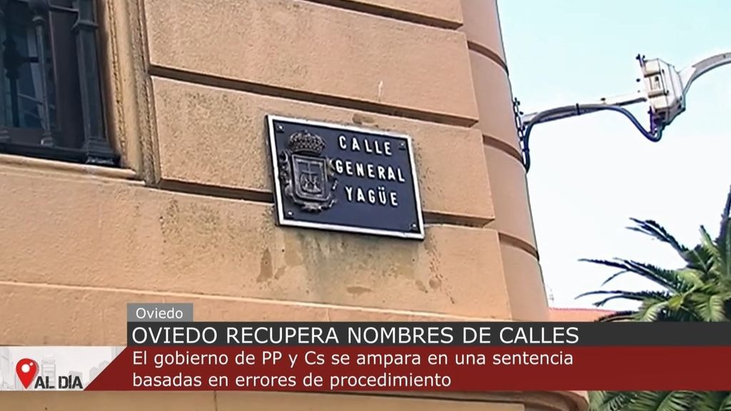 El Ayuntamiento de Oviedo recupera nombres franquistas de varias calles