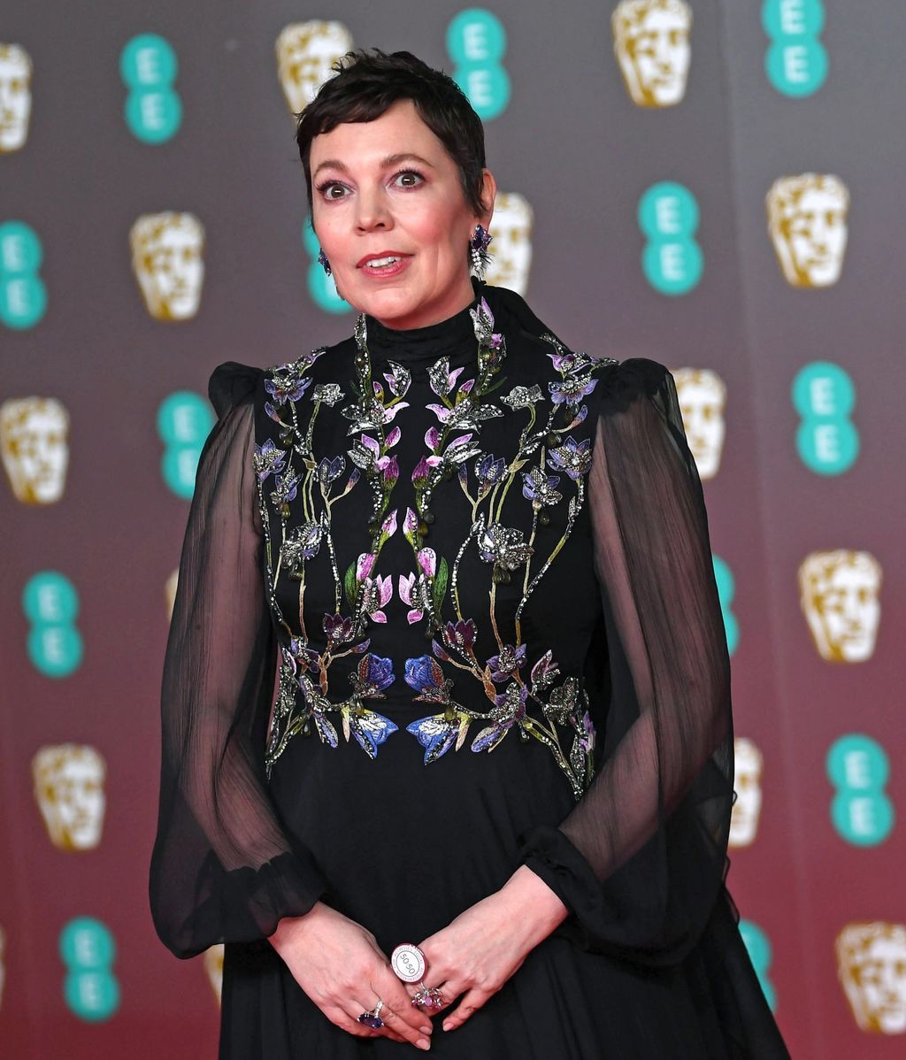 Olivia Coleman en la alfombra roja de los Premios Bafta 2019