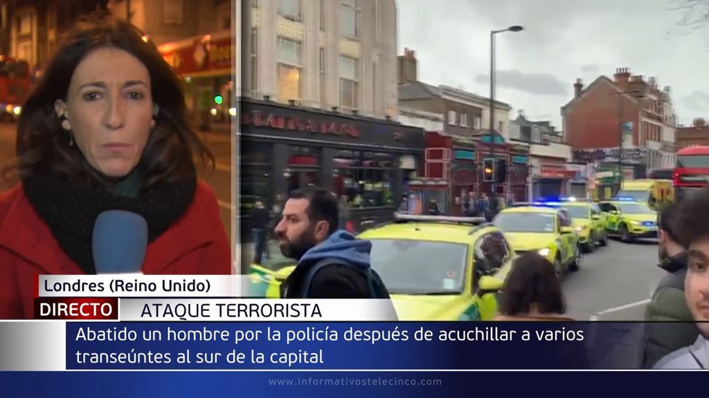 Varios heridos en Londres por un apuñalamiento clasificado como "ataque terrorista"