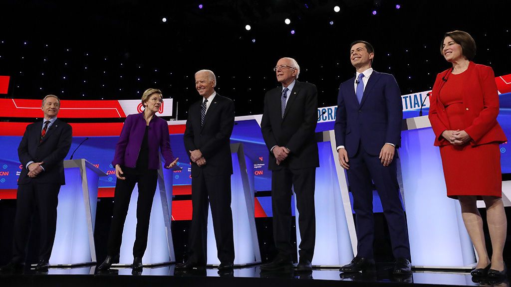 Los demócratas comienzan a elegir a su candidato para enfrentarse a Trump Los demócratas comienzan a elegir a su candidato para enfrentarse a Trump