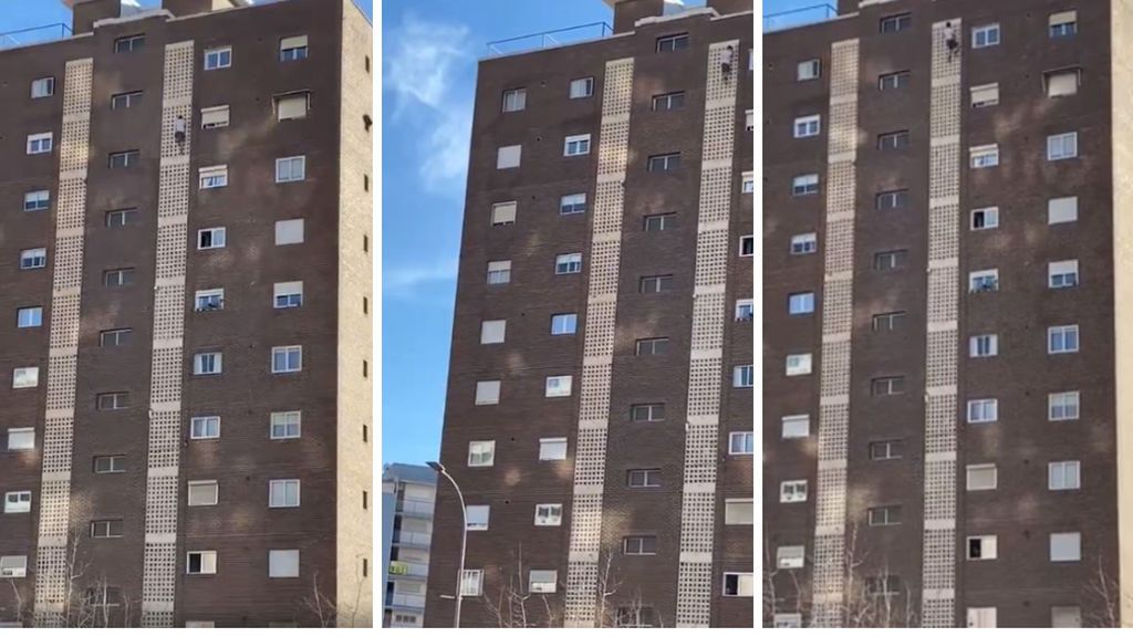 Un joven británico escala un edificio de once plantas en Benidorm para hacerse un selfie Un joven británico escala un edificio de once plantas en Benidorm para hacerse un selfie