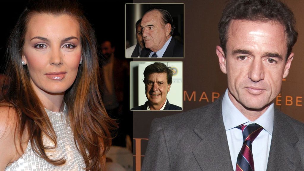 Mar Flores con sus ex parejas, Fernando Fernández Tapias, Cayetano Mtz. de Irujo y Alessandro Lequio