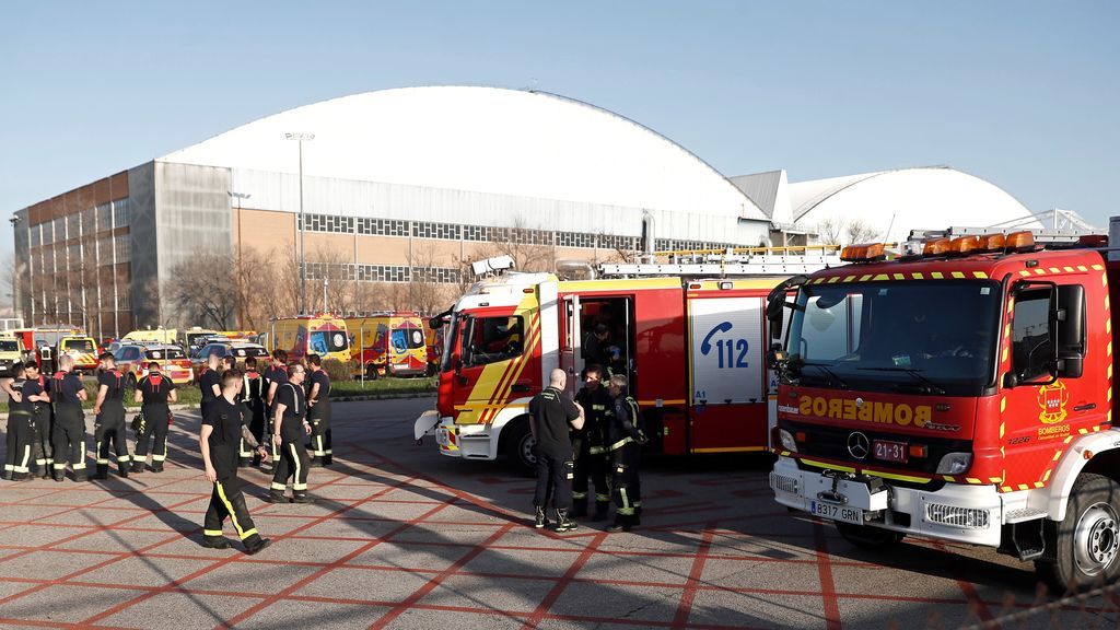 Todos los servicios de Emergencias, preparados en Barajas para el aterrizaje de emergencia del avión de Air Canada