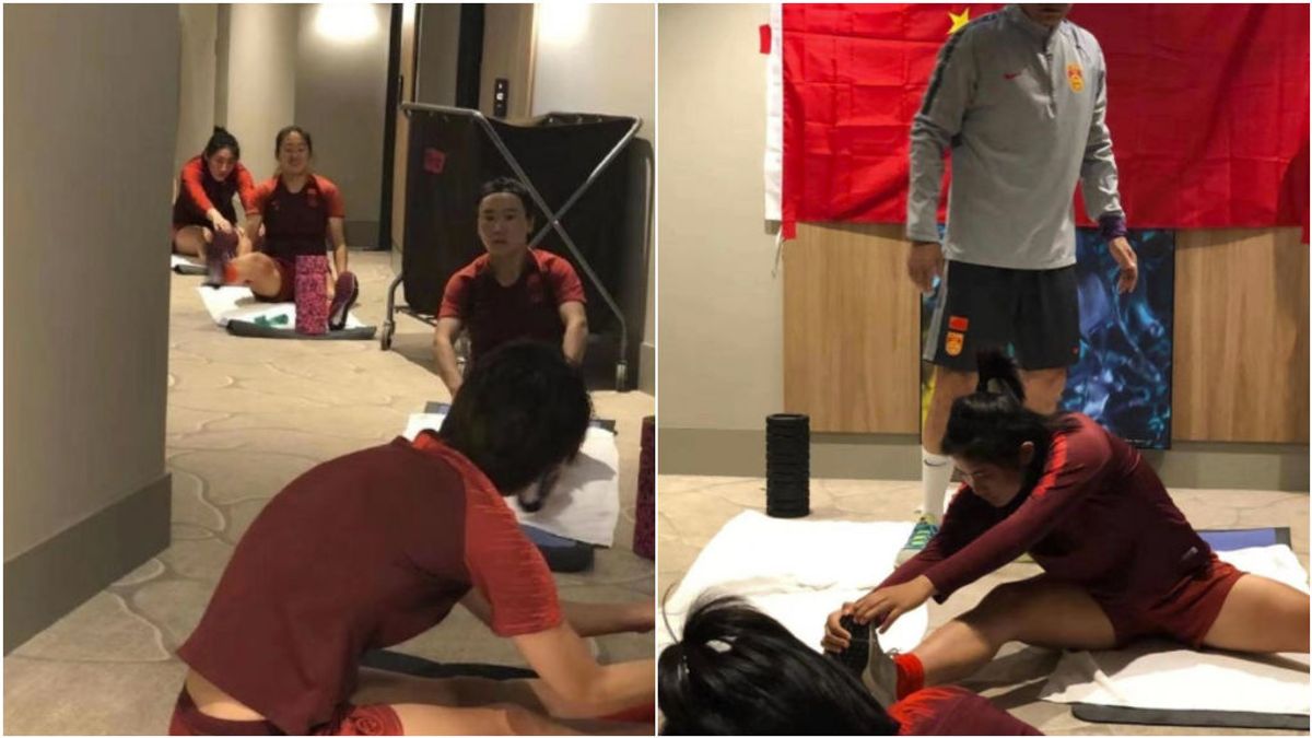 La selección femenina de China, obligada a entrenar dentro de un hotel debido a su aislamiento por cuarentena La selección femenina de China, obligada a entrenar dentro de un hotel debido a su aislamiento por cuarentena