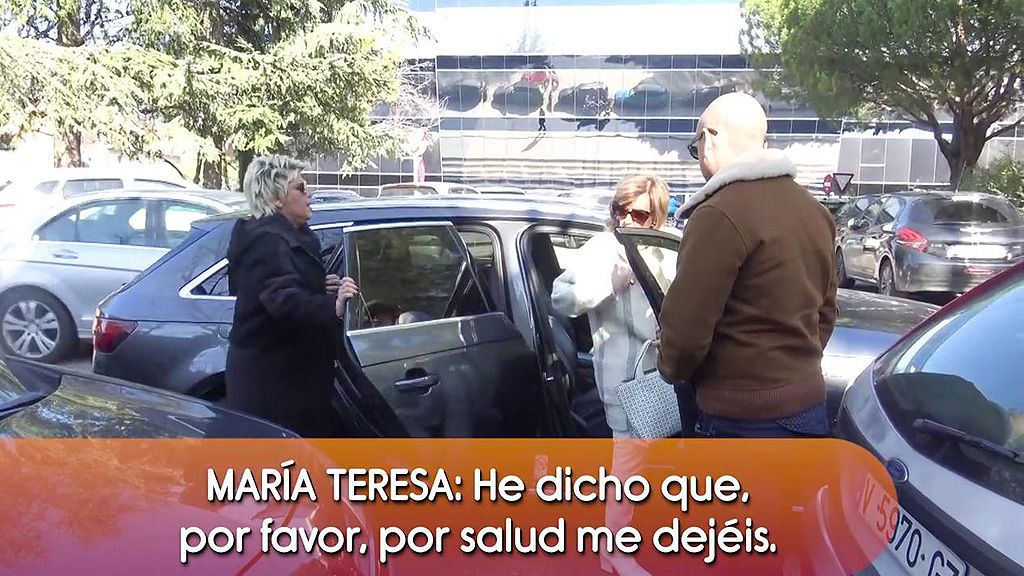 El enfado de Teresa Campos con la prensa
