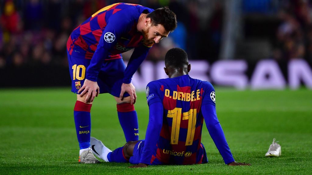 Dembelé frena en seco en su recuperación y tendrá que esperar para volver