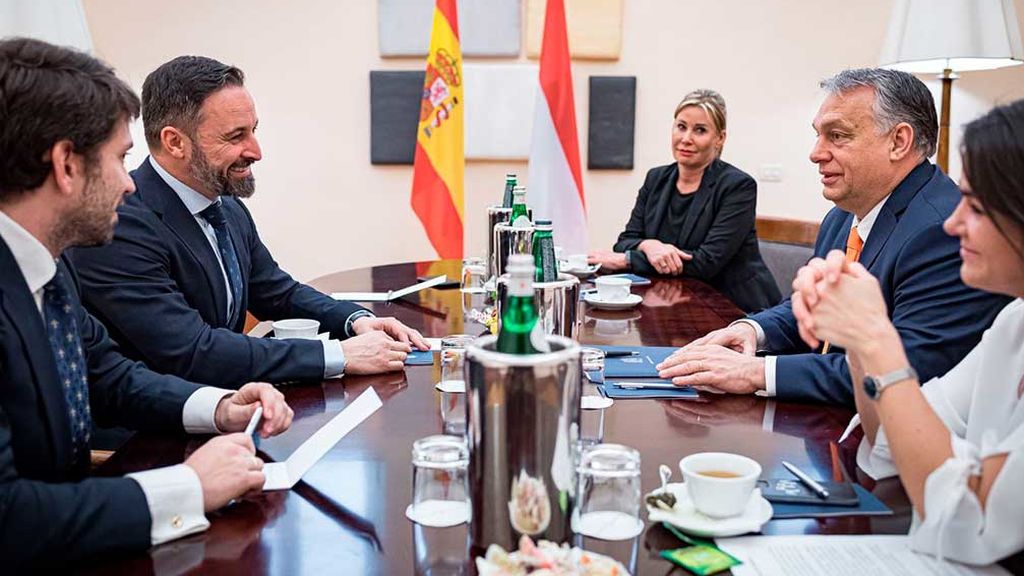 Abascal estrecha lazos con la ultraderecha europea, pero, ¿con quién?