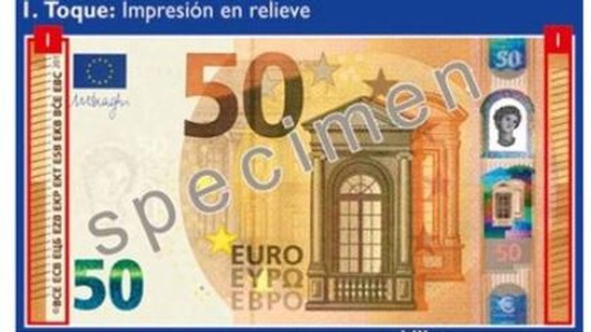 Cómo saber si un billete de 50 euros es falso, según explica la Guardia Civil