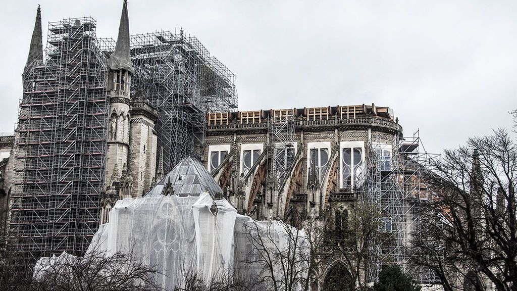 Notre Dame en obras.