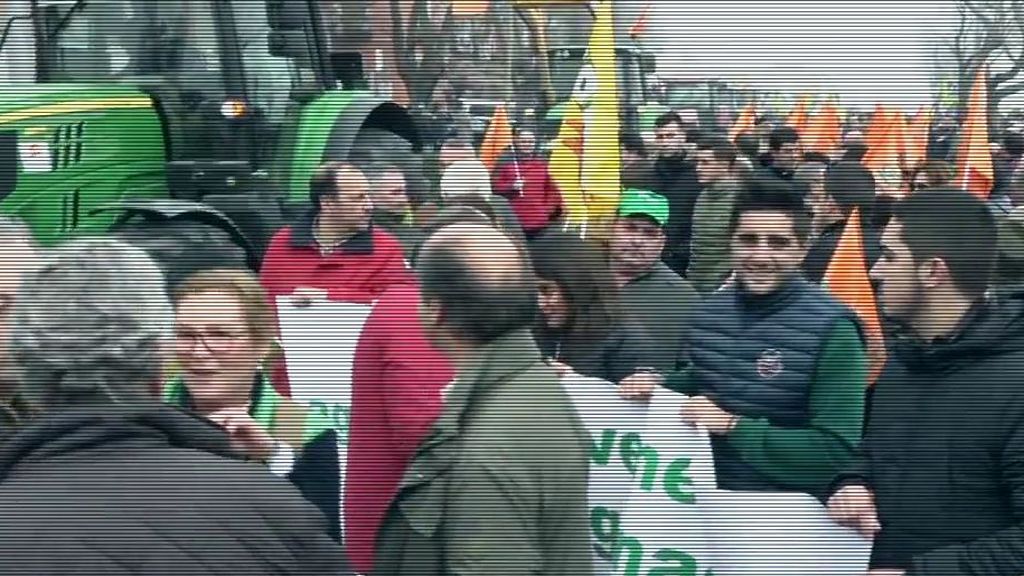 Los agricultores y ganaderos se manifiestan en Madrid