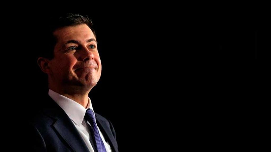 Pete Buttigieg , demócrata, gay y candidato a las primarias de Estados Unidos Pete Buttigieg , demócrata, gay y candidato a las primarias de Estados Unidos