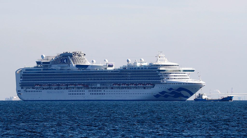 Diez positivos de coronavirus en un crucero en Japón