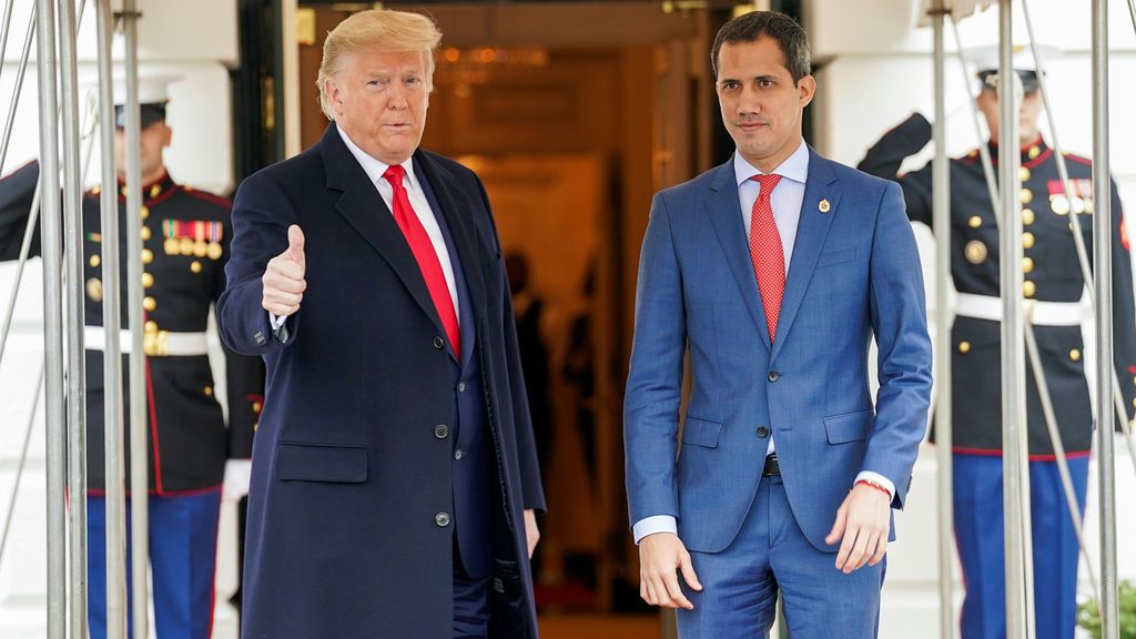 Trump recibe a Guiadó en la Casa Blanca Trump recibe a Guiadó en la Casa Blanca